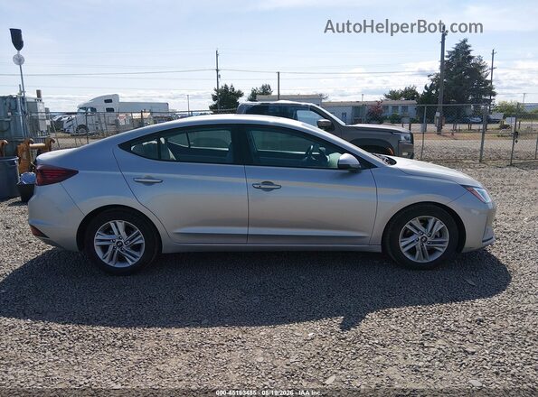 5NPD84LF9LH563931 2020 HYUNDAI ELANTRA Silver Widok wnętrza z tyłu