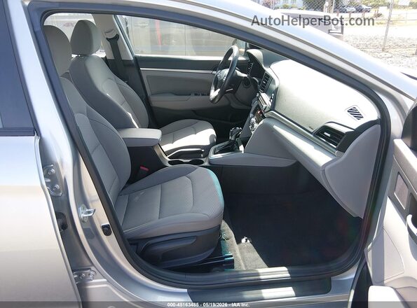 5NPD84LF9LH563931 2020 HYUNDAI ELANTRA Silver Widok wnętrza z przodu