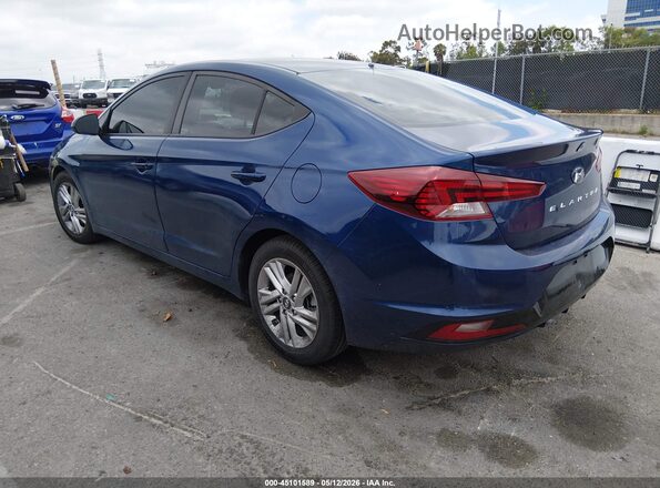 5NPD84LF9LH571463 2020 HYUNDAI ELANTRA Blue Հետևի ձախ