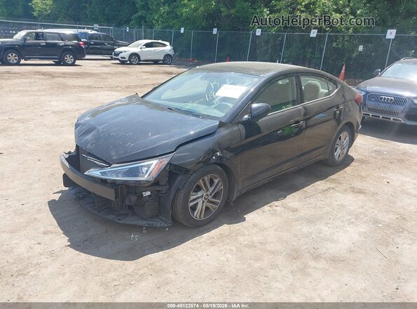 5NPD84LF9LH624503 2020 HYUNDAI ELANTRA Black Vista tres cuartos delantera izquierda