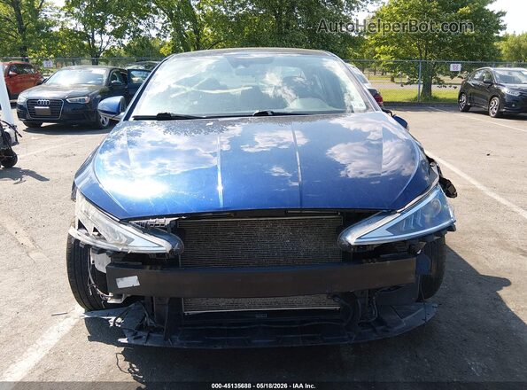 5NPD84LF9LH631757 2020 HYUNDAI ELANTRA Blue Widok zestawu wskaźników