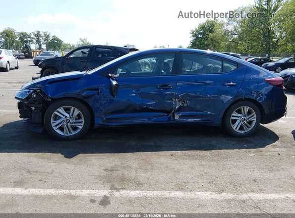 5NPD84LF9LH631757 2020 HYUNDAI ELANTRA Blue Widok z przodu