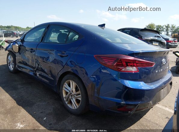 5NPD84LF9LH631757 2020 HYUNDAI ELANTRA Blue Tył lewy