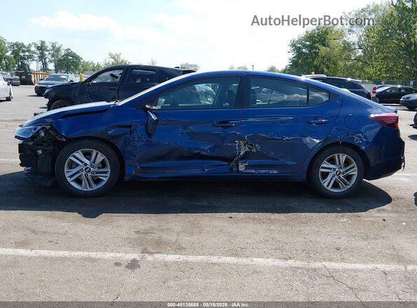 5NPD84LF9LH631757 2020 HYUNDAI ELANTRA Blue Widok wnętrza 360 stopni