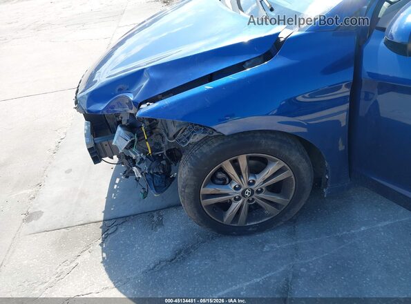 5NPD84LFXHH092279 2017 HYUNDAI ELANTRA Blue წინა ხედი