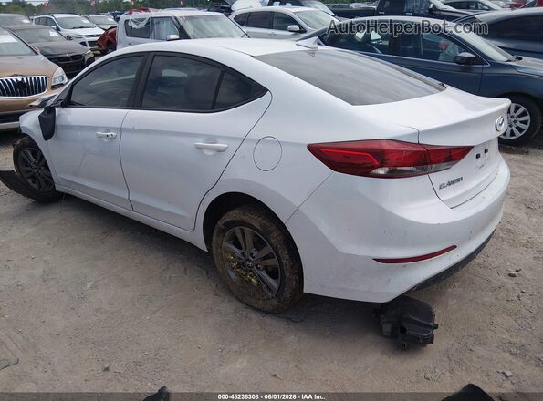 5NPD84LFXJH263926 2018 HYUNDAI ELANTRA White უკანა მარცხენა