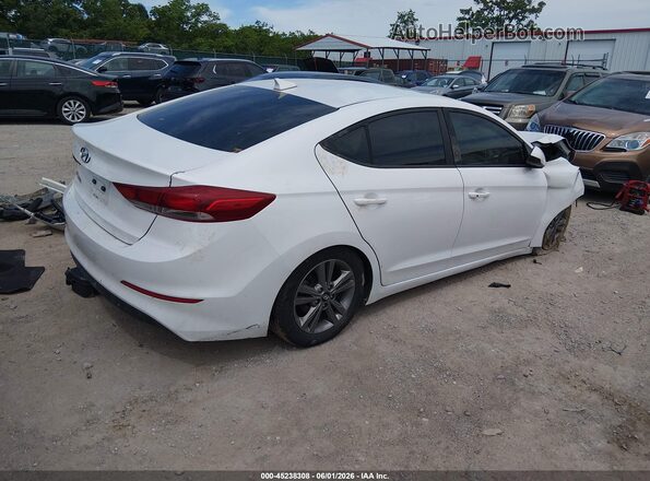 5NPD84LFXJH263926 2018 HYUNDAI ELANTRA White უკანა მარჯვენა