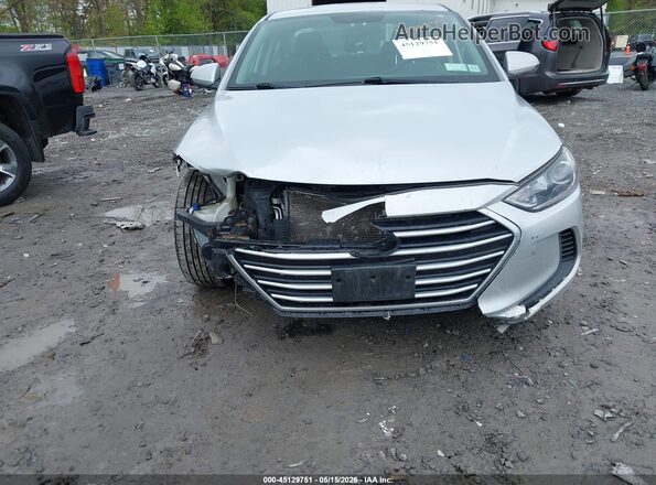 5NPD84LFXJH281990 2018 HYUNDAI ELANTRA Silver წინა ხედი
