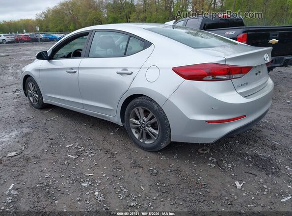 5NPD84LFXJH281990 2018 HYUNDAI ELANTRA Silver უკანა მარცხენა
