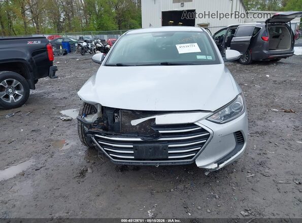 5NPD84LFXJH281990 2018 HYUNDAI ELANTRA Silver ხელსაწყოთა პანელის ხედი