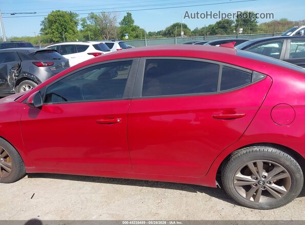 5NPD84LFXJH347731 2018 HYUNDAI ELANTRA Красный Панорамный вид салона 360°