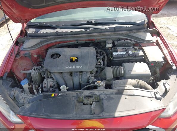 5NPD84LFXJH347731 2018 HYUNDAI ELANTRA Красный Вид сзади