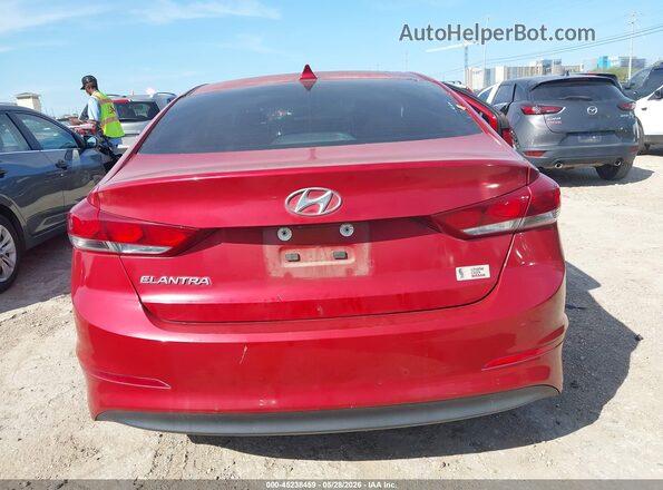 5NPD84LFXJH347731 2018 HYUNDAI ELANTRA Красный 
