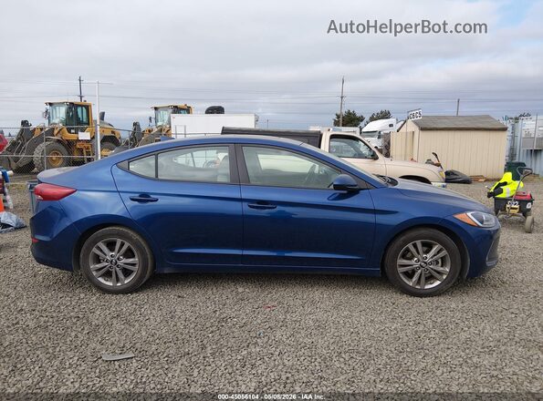 5NPD84LFXJH393141 2018 HYUNDAI ELANTRA Blue Панорамний вид салону 360°