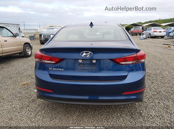 5NPD84LFXJH393141 2018 HYUNDAI ELANTRA Blue 