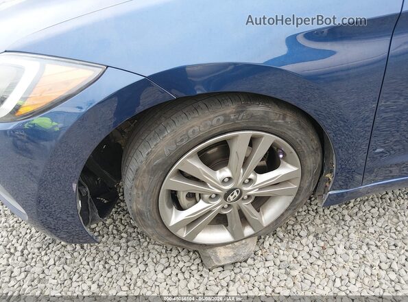 5NPD84LFXJH393141 2018 HYUNDAI ELANTRA Blue Вид спереду