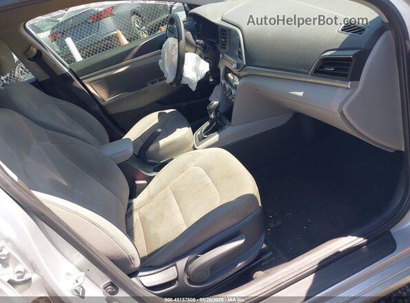 5NPD84LFXLH539525 2020 HYUNDAI ELANTRA Silver წინა სალონის ხედი