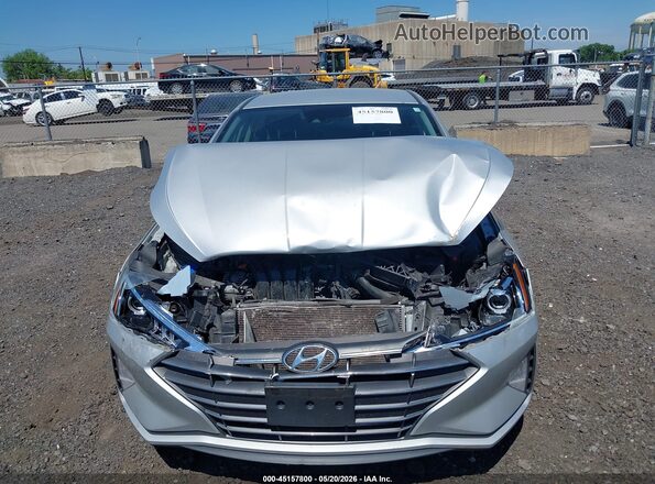 5NPD84LFXLH539525 2020 HYUNDAI ELANTRA Silver ხელსაწყოთა პანელის ხედი