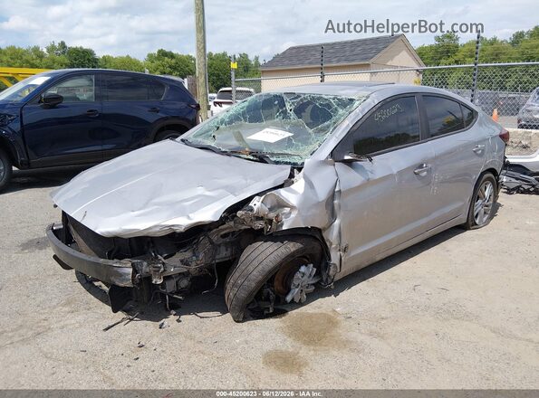 5NPD84LFXLH630858 2020 HYUNDAI ELANTRA Silver Առջևի ձախ երեք քառորդ տեսարան