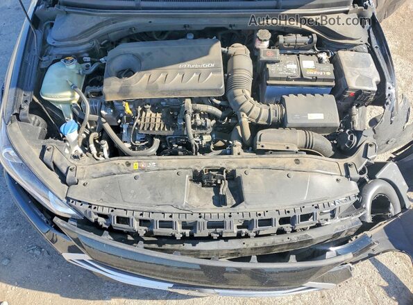 5NPD94LA7JH395110 2018 HYUNDAI ELANTRA Черный Вид задней части салона