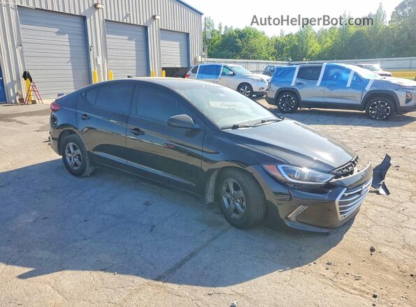 5NPD94LA7JH395110 2018 HYUNDAI ELANTRA Черный Передняя правая четверть