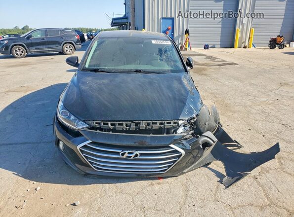 5NPD94LA7JH395110 2018 HYUNDAI ELANTRA Черный Вид спереди