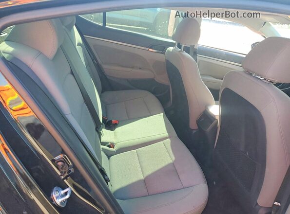5NPD94LA7JH395110 2018 HYUNDAI ELANTRA Черный Вид задних сидений