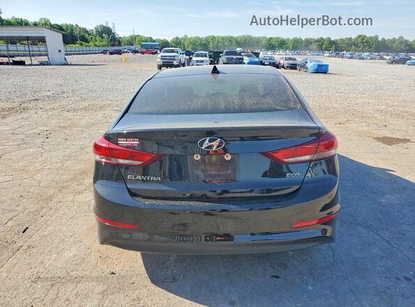 5NPD94LA7JH395110 2018 HYUNDAI ELANTRA Черный Вид сзади