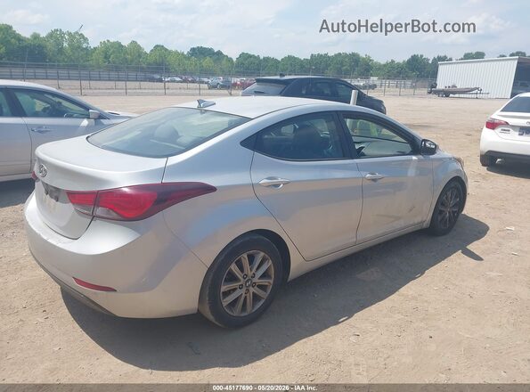 5NPDH4AE0GH656739 2016 HYUNDAI ELANTRA Gray Trasero derecho