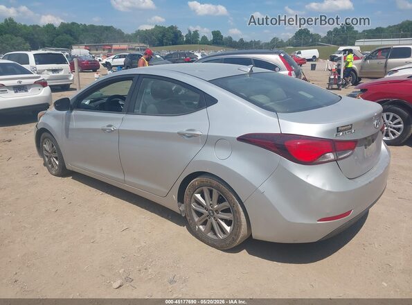 5NPDH4AE0GH656739 2016 HYUNDAI ELANTRA Gray Trasero izquierdo