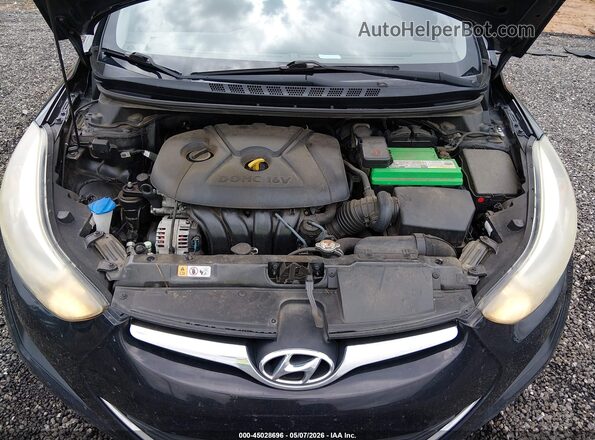 5NPDH4AE0GH684685 2016 HYUNDAI ELANTRA Black Вид ззаду