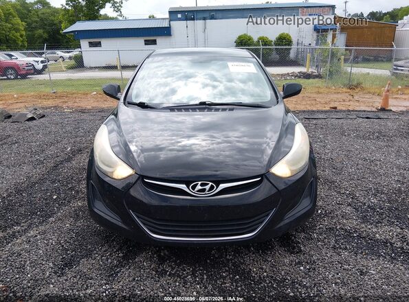5NPDH4AE0GH684685 2016 HYUNDAI ELANTRA Black Вид задньої частини салону