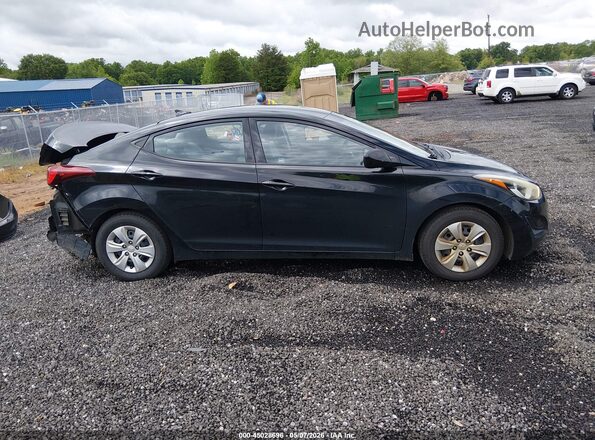 5NPDH4AE0GH684685 2016 HYUNDAI ELANTRA Black Панорамний вид салону 360°