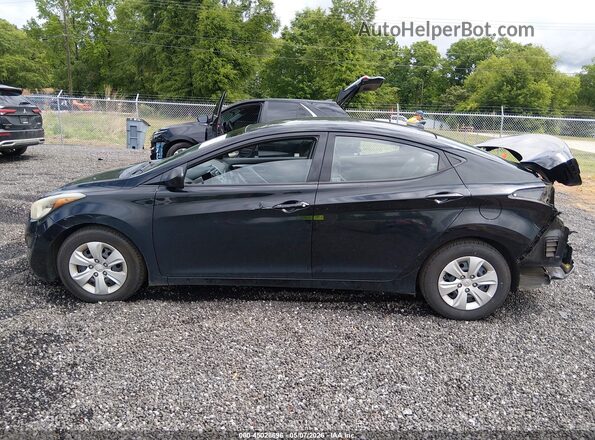 5NPDH4AE0GH684685 2016 HYUNDAI ELANTRA Black 