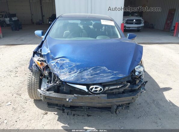 5NPDH4AE0GH729138 2016 HYUNDAI ELANTRA Blue Instrument cluster view