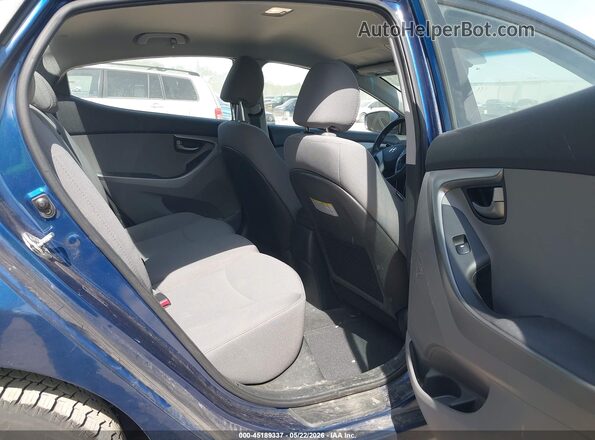 5NPDH4AE0GH729138 2016 HYUNDAI ELANTRA Blue VIN sticker view