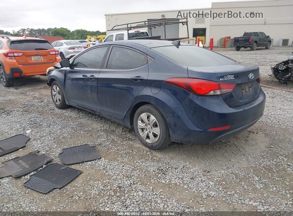 5NPDH4AE0GH737188 2016 HYUNDAI ELANTRA Blue 