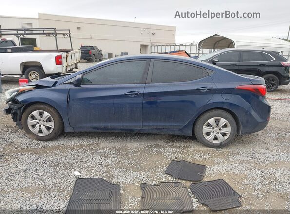 5NPDH4AE0GH737188 2016 HYUNDAI ELANTRA Blue 
