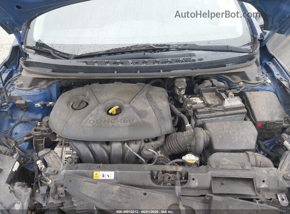 5NPDH4AE0GH737188 2016 HYUNDAI ELANTRA Blue 
