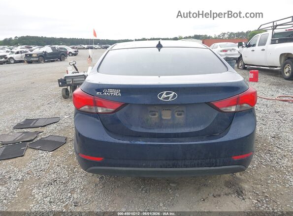 5NPDH4AE0GH737188 2016 HYUNDAI ELANTRA Blue 