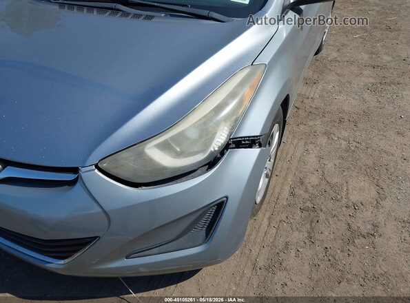 5NPDH4AE1GH695209 2016 HYUNDAI ELANTRA Silver Front view
