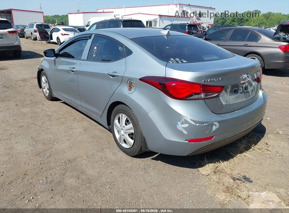 5NPDH4AE1GH695209 2016 HYUNDAI ELANTRA Silver Rear left