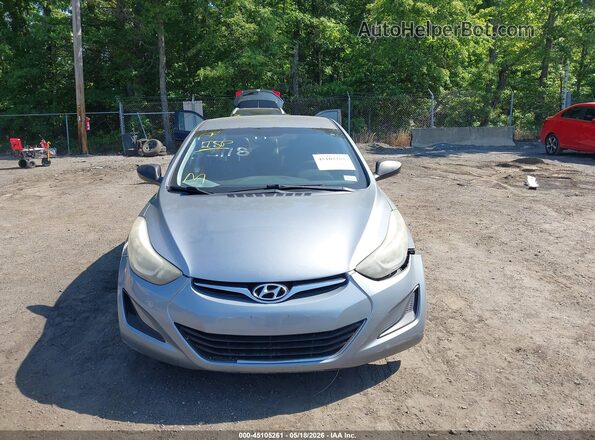 5NPDH4AE1GH695209 2016 HYUNDAI ELANTRA Silver Instrument cluster view