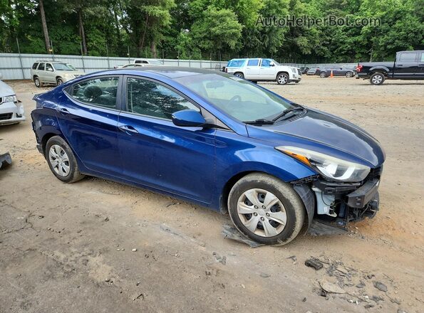 5NPDH4AE1GH708914 2016 HYUNDAI ELANTRA Blue 
