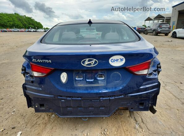 5NPDH4AE1GH708914 2016 HYUNDAI ELANTRA Blue 