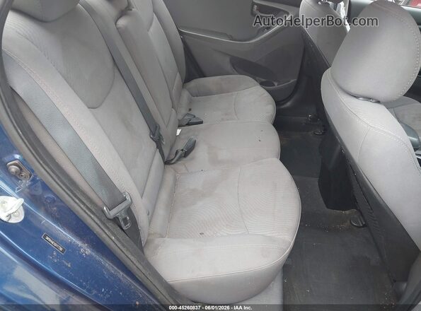5NPDH4AE1GH717290 2016 HYUNDAI ELANTRA Blue Vista de la etiqueta del VIN