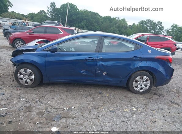 5NPDH4AE1GH717290 2016 HYUNDAI ELANTRA Blue Vista interior de 360 grados