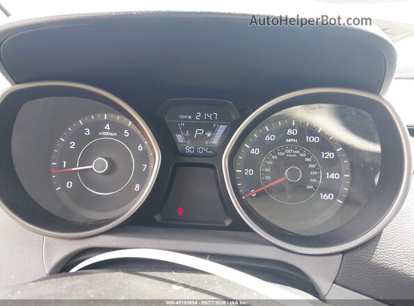 5NPDH4AE1GH736230 2016 HYUNDAI ELANTRA Blue Вид задніх сидінь