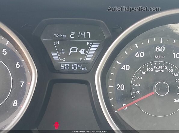 5NPDH4AE1GH736230 2016 HYUNDAI ELANTRA Blue 