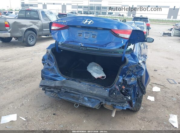 5NPDH4AE1GH736230 2016 HYUNDAI ELANTRA Blue 